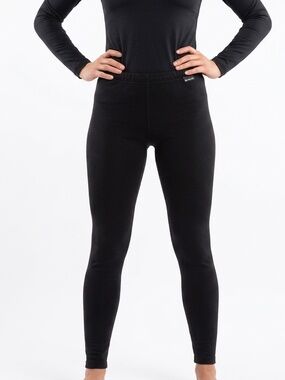 Newland Sierra Nevada Italy Black Base Layer Thermal Leggings Tights Skiing XS